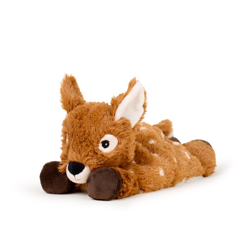 Peluche de ciervo acostado Warmies marrón
