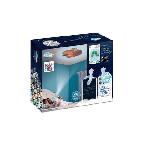 Proyector de cuentos Moonlite de Eric Carle, Muy hambriento, multicolor