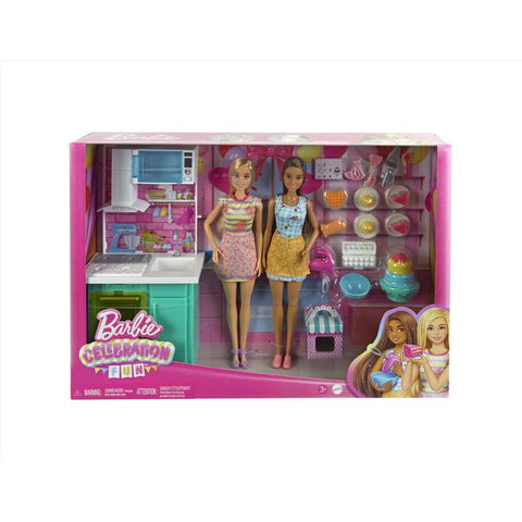 Muñeca Barbie Friends de fiesta de repostería multicolor