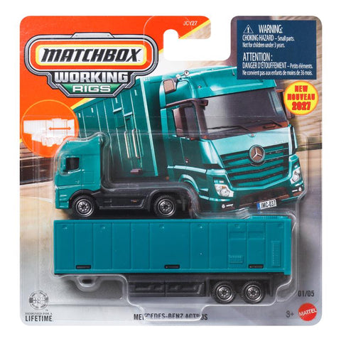 Matchbox Working Rigs Toy Cars Multicolored (Pack of 6)