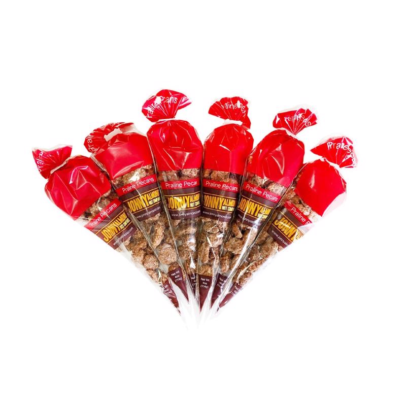 Jonny Almond Nut Company Praline Pecans 4 oz Bagged (Pack of 12)