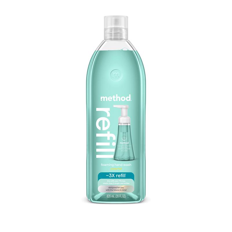 Method Waterfall Scent Foam Hand Wash 28 oz (Pack of 4)