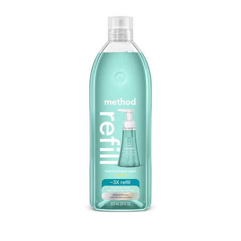 Method Waterfall Scent Foam Hand Wash 28 oz (Pack of 4)
