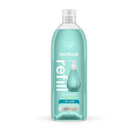 Method Waterfall Scent Gel Hand Wash 34 oz (Pack of 4)