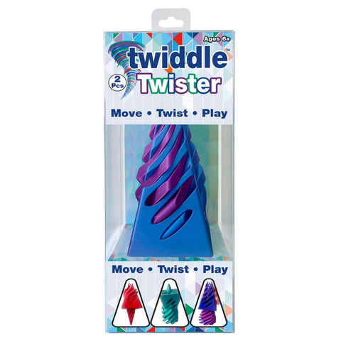 Zorbitz Twiddle Twister Toy Assorted 2 pc (Pack of 12)