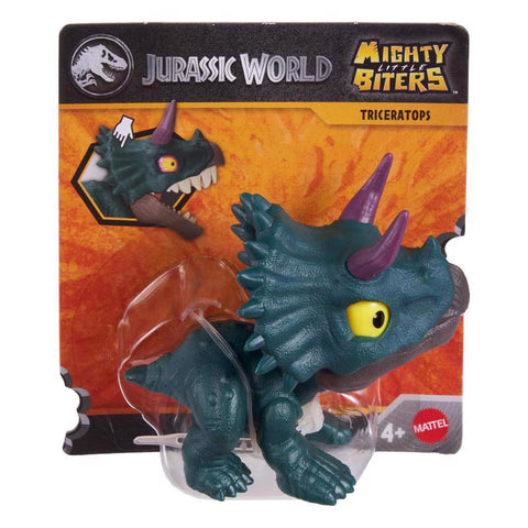 Jurassic World Mighty Little Biters Figuras de acción de dinosaurios surtidas