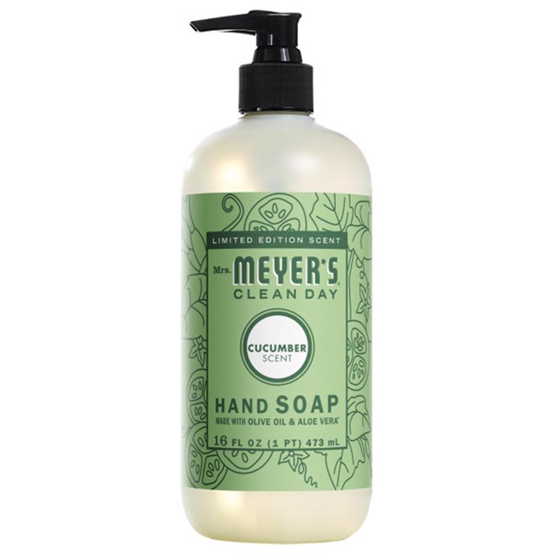 Mrs. Meyer's Clean Day Cucumber Scent Liquid Hand Soap 16 fl. oz. (Pack of 12)