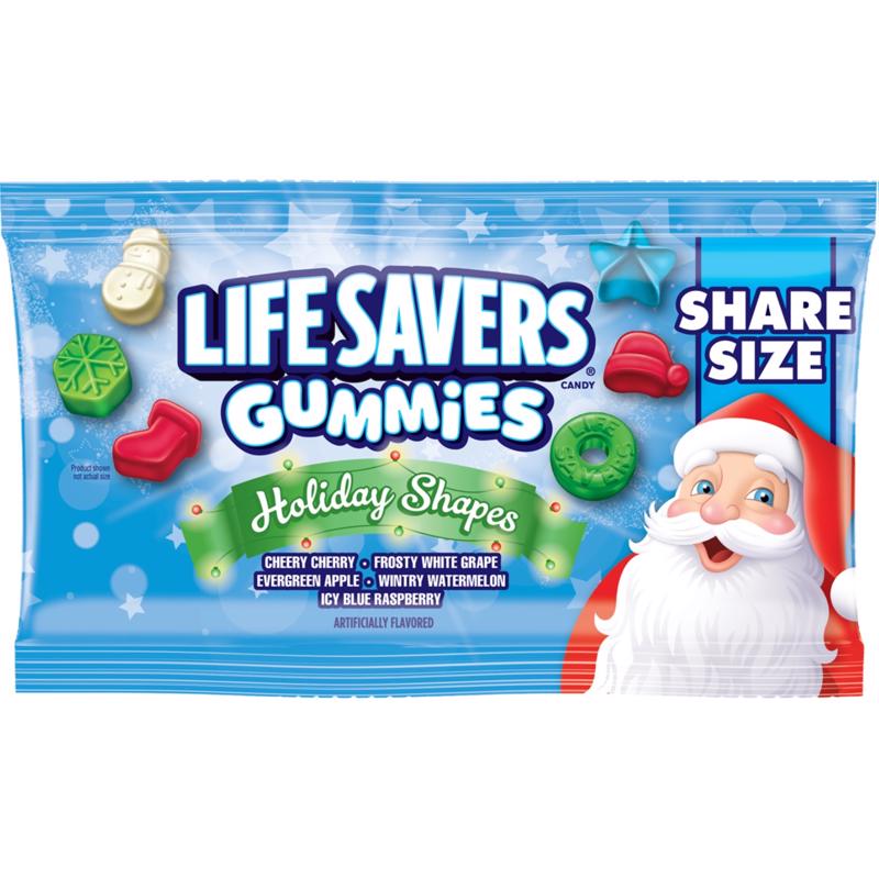 Life Savers Holiday Shapes Assorted Gummy Candy 3.6 oz (Pack of 90)