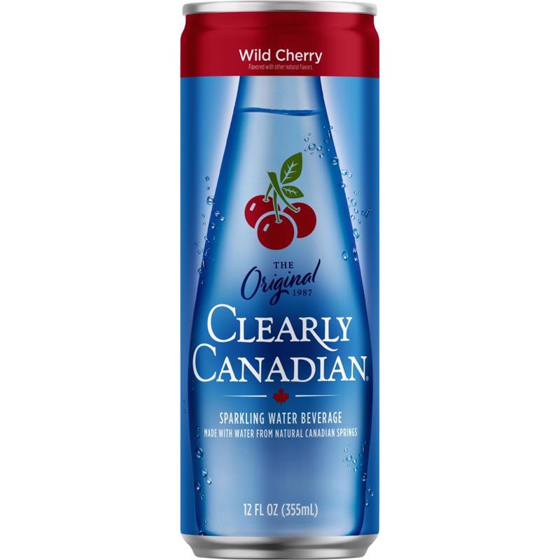 Clearly Canadian Cherry Sparkling Spring Water 12 fl. oz. 1 pk (Pack of 6)
