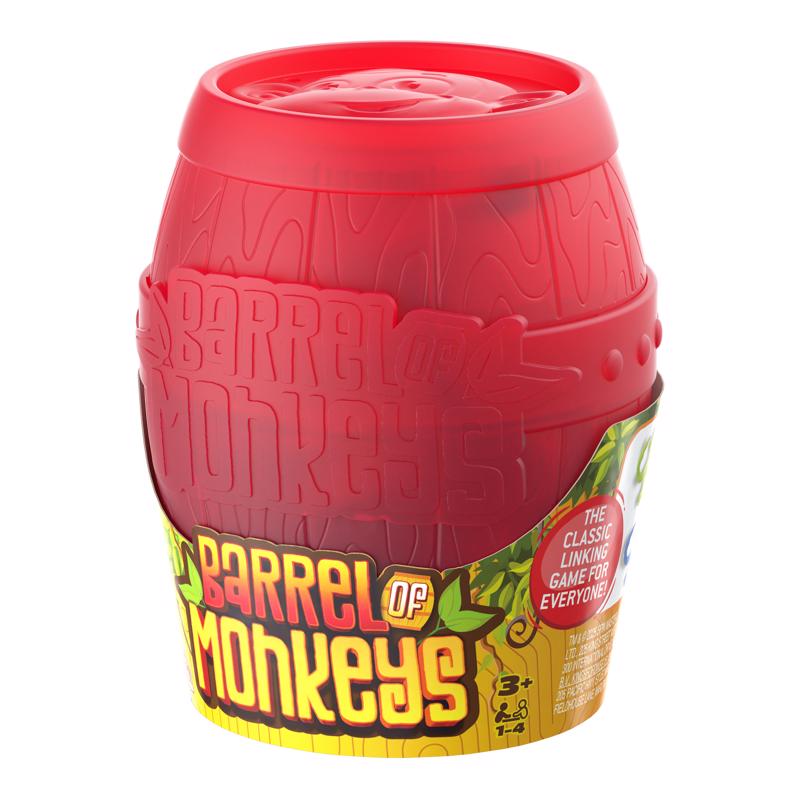 Spin Master Barrel Of Monkey Monkeys Game Assorted 16 pc