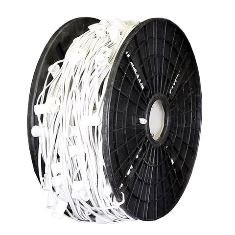 Cable de luces Holiday Bright Lights C9 con carrete