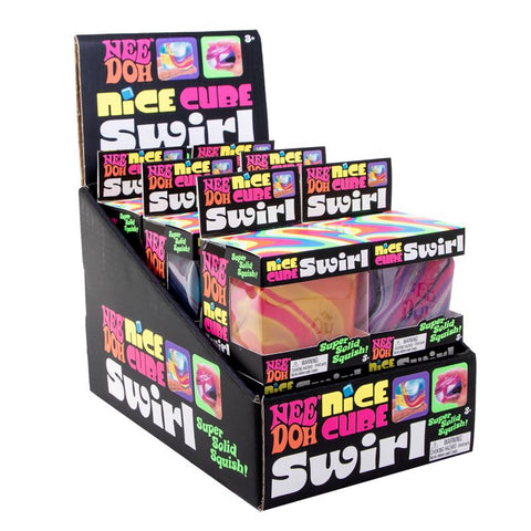 NeeDoh Nice Cube Swirl Assorted (Pack of 12)