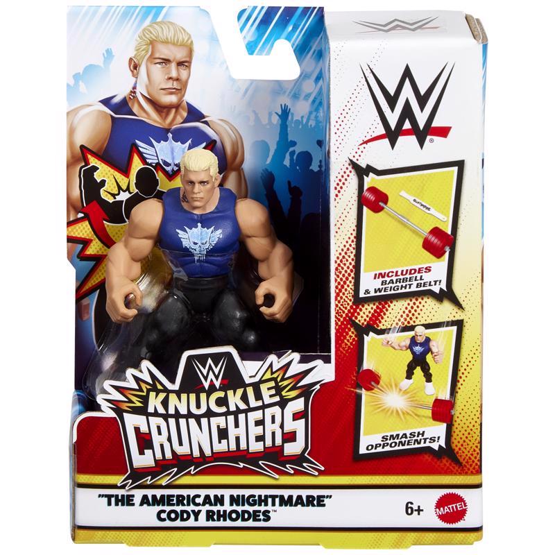 Mattel WWE Knuckle Crunchers Action Figures Multicolored (Pack of 6)
