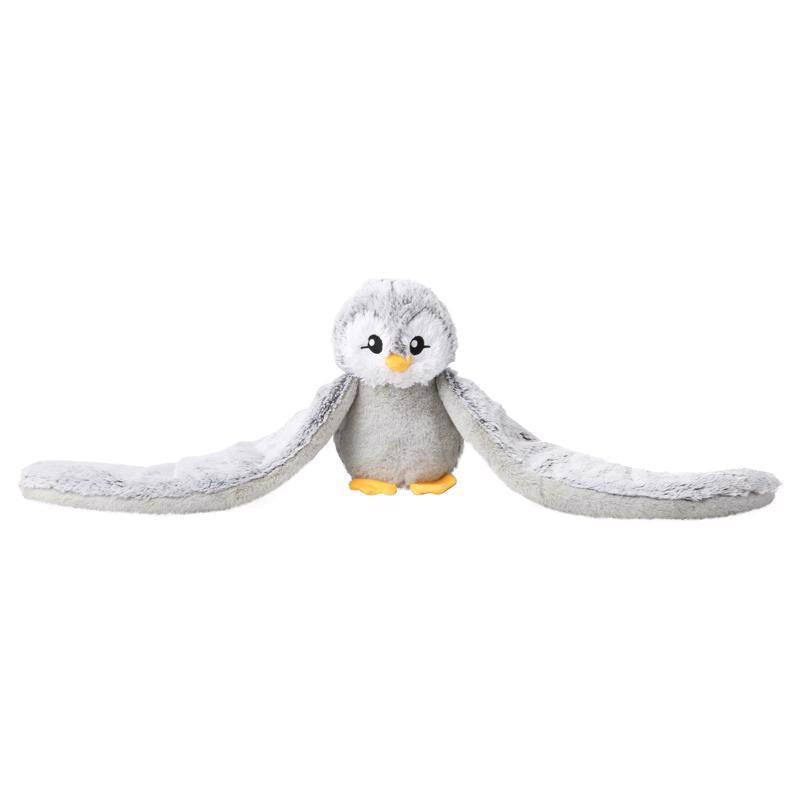 Hugimals World Hugarounds Pax the Penguin Fular lastrado para cuello y hombros Gris (Paquete de 4)