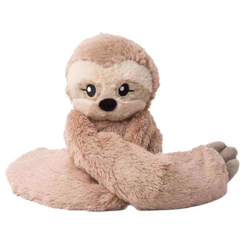 Hugimals World Hugarounds Sawyer the Sloth Weighted Neck and Shoulder Wrap Brown (Pack of 4)