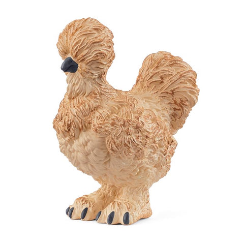 Figura de gallina Silkie Schleich marrón (paquete de 5)