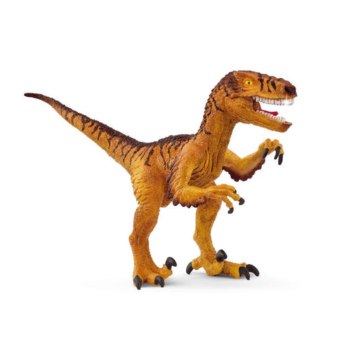 Figura de dinosaurio Velociraptor Schleich Amarillo/Marrón