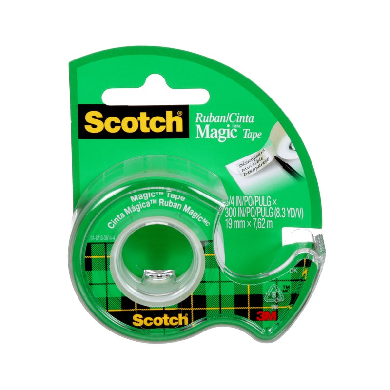 Scotch Magic 3/4 in. W X 300 in. L Tape (Pack of 12)