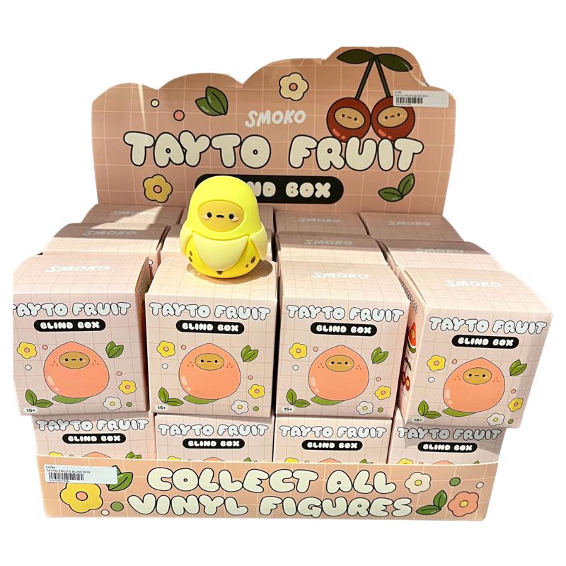 Smoko Tayto Fruit Blind Box Figure Multicolored (Pack of 24)