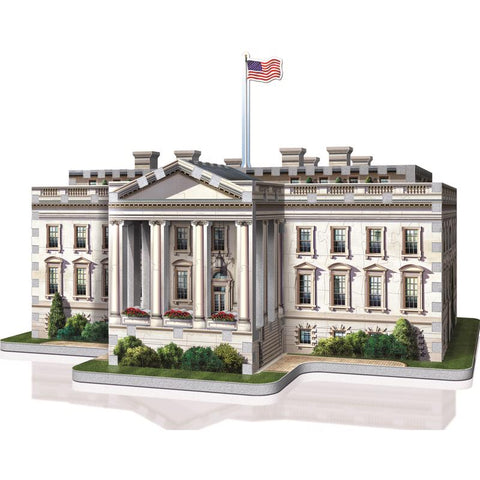 Wrebbit3D The White House 3D Jigsaw Puzzle White 490 pc