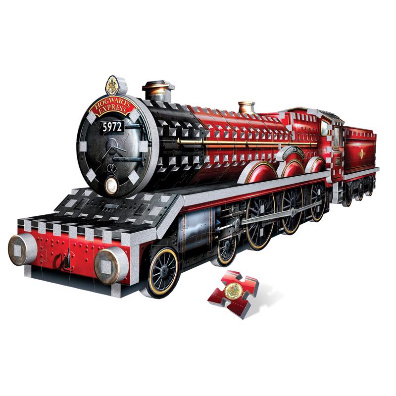 Rompecabezas 3D Wrebbit3D Harry Potter Hogwarts Express Multicolor 460 piezas