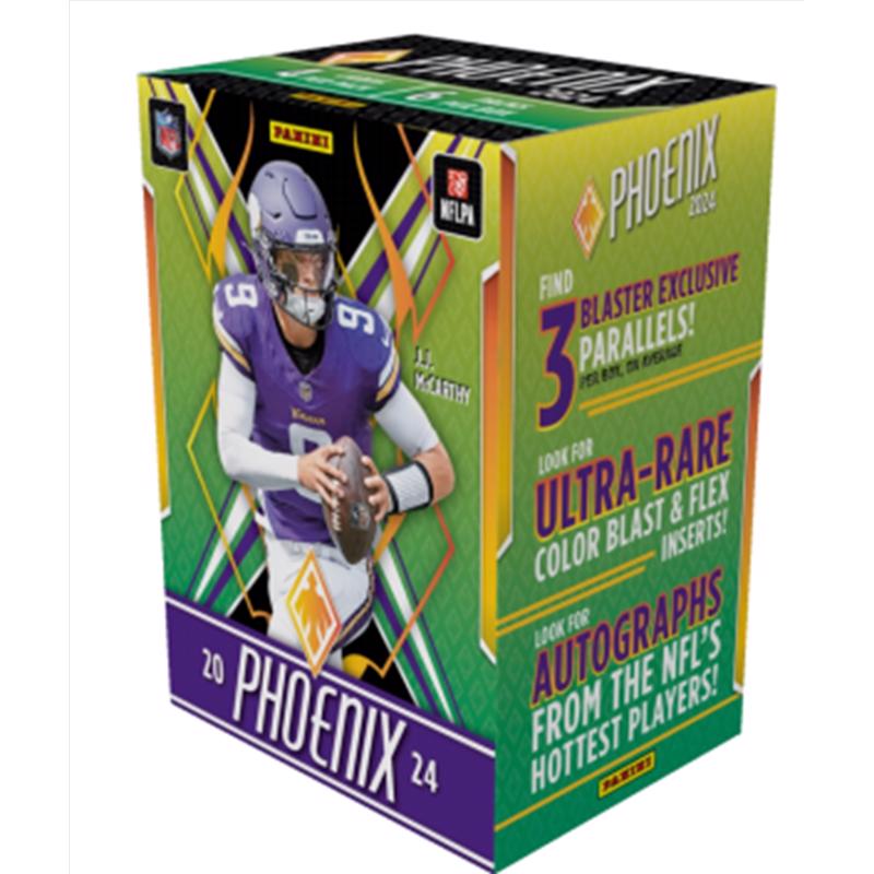Panini 2024 Phoenix Football Blaster Box Trading Cards Multicolored 24 pc