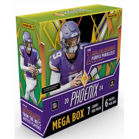Panini 2024 Phoenix Football Mega Box Trading Cards 42 pc