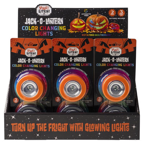 Spooky Lites Jack O Lantern Pumpkin Accessory 1 pk (Pack of 18)