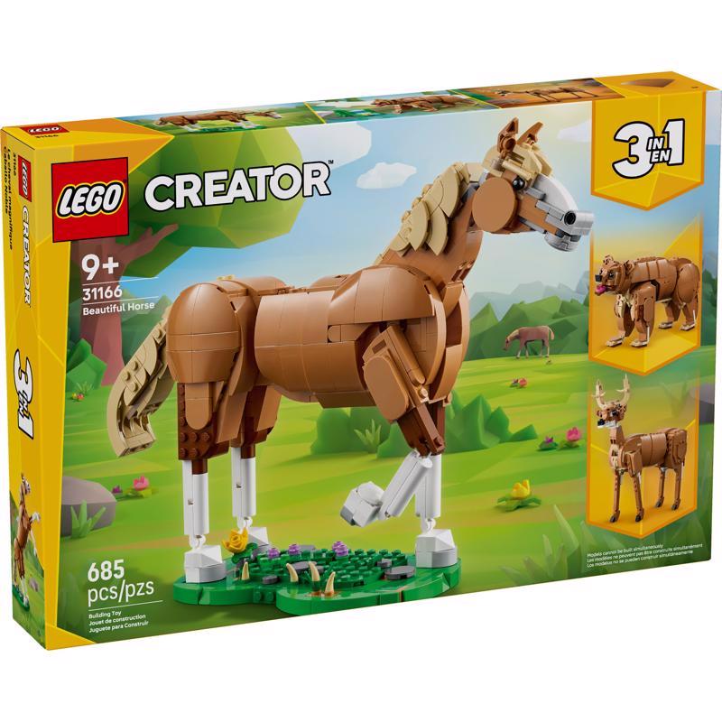 LEGO Creator Set de construcción de hermoso caballo multicolor 685 piezas