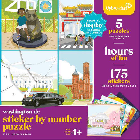 Rompecabezas de pegatinas Upbounders Washington DC