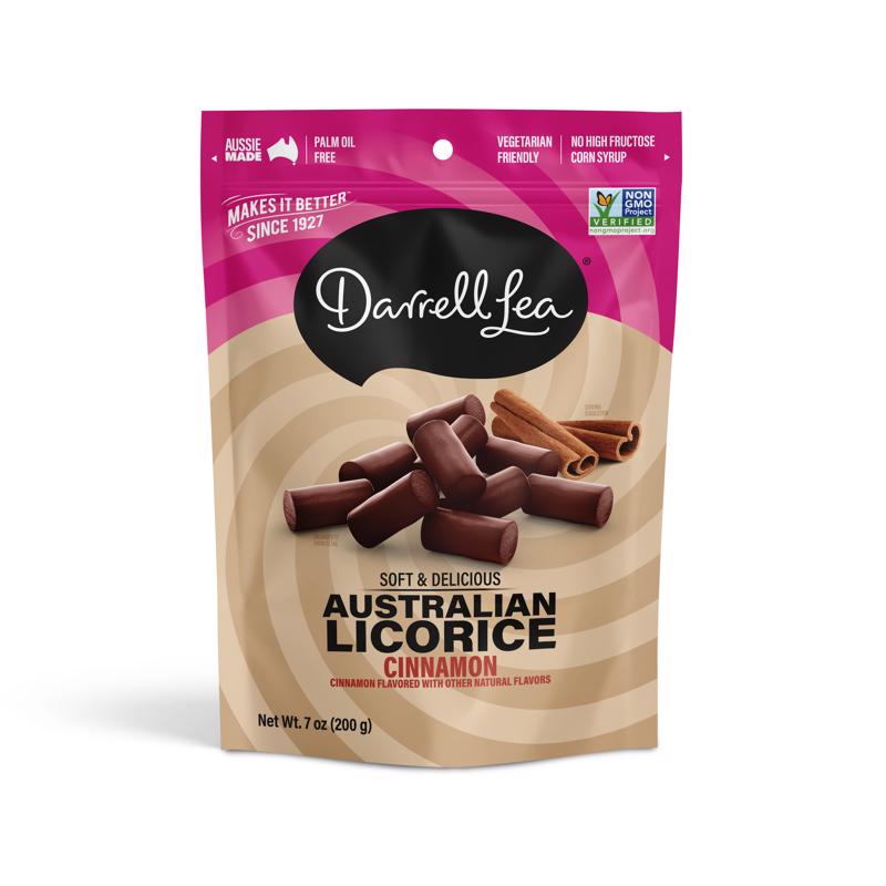 Darrell Lea Cinnamon Licorice Candy 7 oz