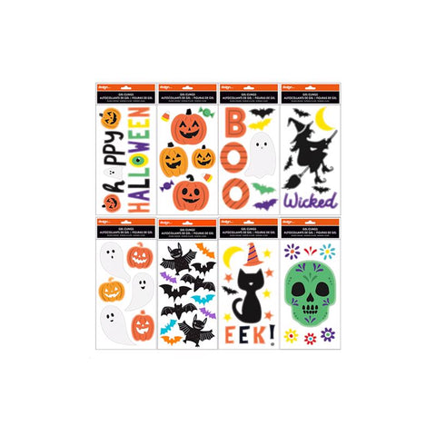 IG Design Gel Clings Halloween Decor (Pack of 24)