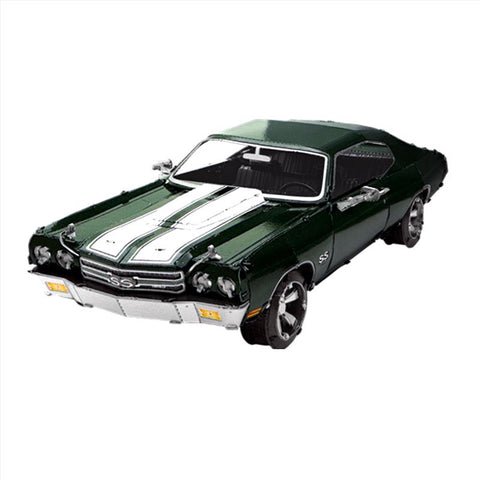 Kit de modelo 3D de metal Metal Earth 1970 Chevy Chevelle, verde