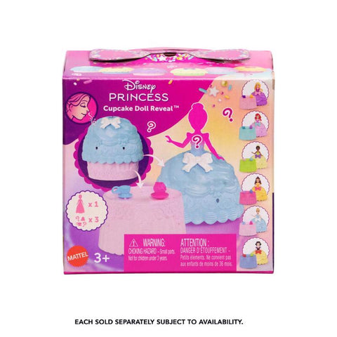 Juguete de revelación de muñeca Cupcake de Princesas Disney