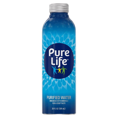 Primo Pure Life Natural Bottled Water 20 fl. oz. 1 pk (Pack of 18)