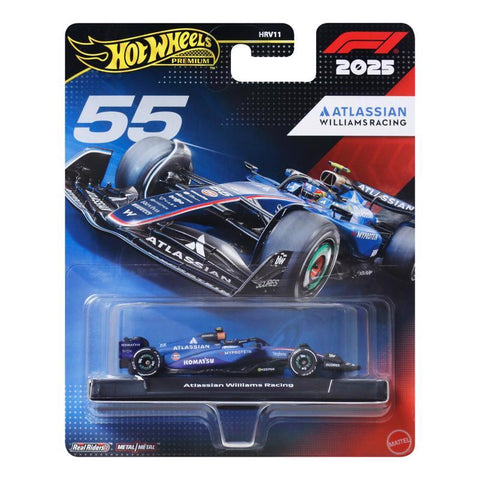 Hot Wheels de metal a escala 1:64, coches de carreras de Fórmula 1 coleccionables surtidos, multicolor (paquete de 8)