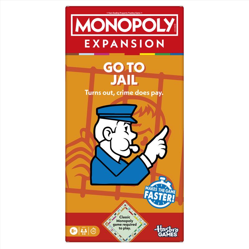 Expansión del juego de mesa Hasbro Monopoly «¡Vaya a la cárcel!»