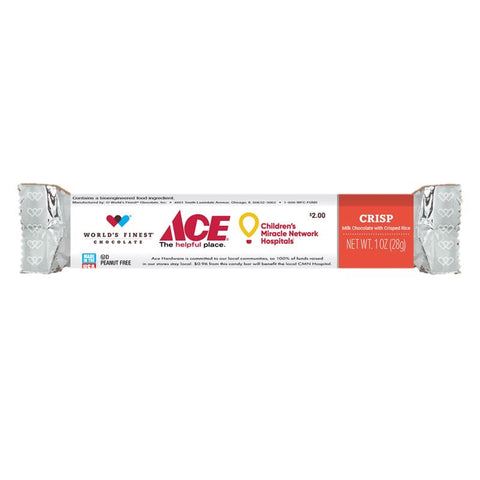 World's Finest Chocolate Crisp Chocolate Bar 1 oz (Pack of 60)