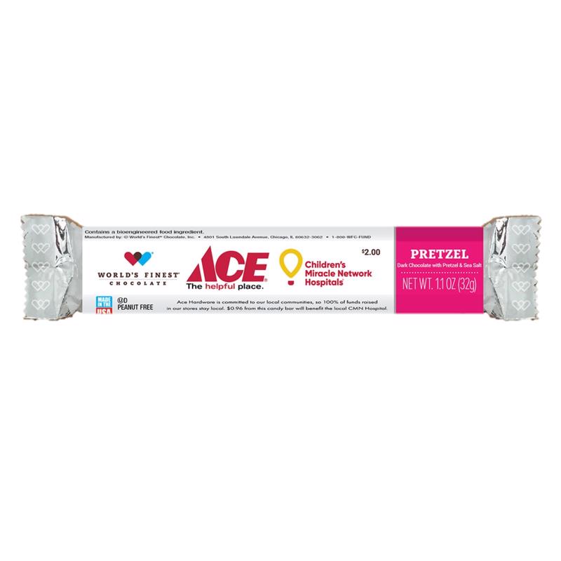 World's Finest Chocolate Pretzel Chocolate Bar 1.1 oz (Pack of 60)