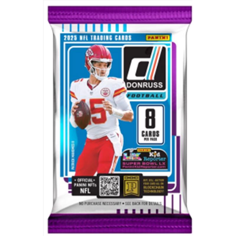 Panini 2025 Donruss Football Trading Cards (Pack of 24)