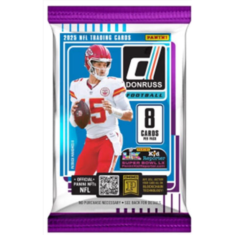 Panini 2025 Donruss Football Trading Cards (Pack of 24)