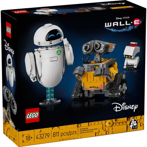 LEGO Disney y Pixar WALL-E y EVA Set de construcción multicolor de 811 piezas