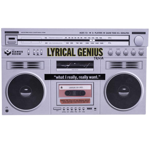 Fizz Lyrical Genius Cassette Trivia Cards