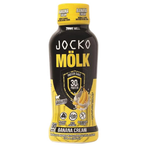 Jocko Fuel LLC Banana Cream Protein Shake 12 fl. oz. 1 pk (Pack of 12)