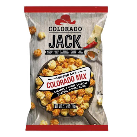 Colorado Jack Mix Gourmet Popcorn 2.75 oz Bagged (Pack of 6)