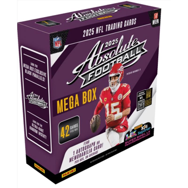 Panini 2025 Absolute Football Mega Box Trading Cards