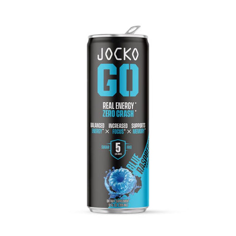Jocko Fuel LLC Sugar Free Blue Raspberry Energy Drink 12 fl. oz. (Pack of 12)