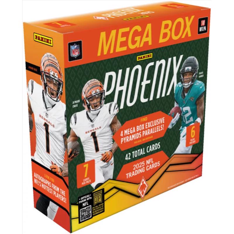 Panini Football 2025 Phoenix Mega Box Trading Cards | WareRise