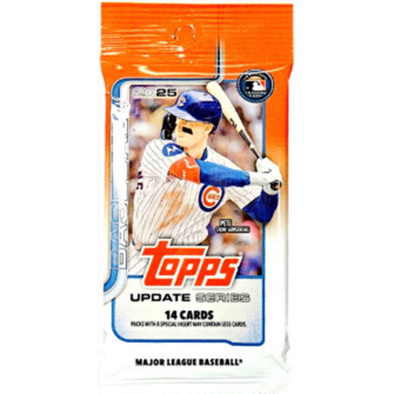 Topps Baseball Update Series 2025 Single Pack Trading Cards (Pack of 20)