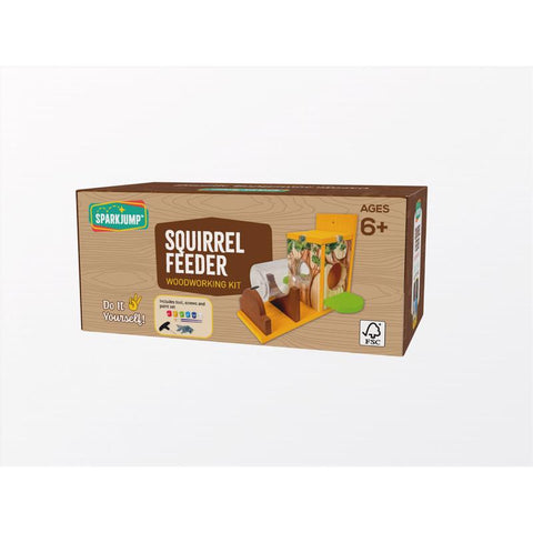 SparkJump Squirrel Feeder Woodworking Toy Kit